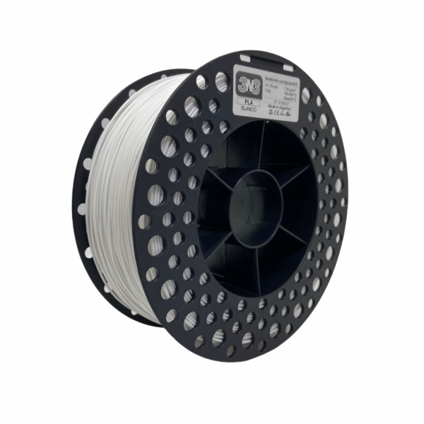 Filamento PLA 1.75mm 3n3 - 1kg BLANCO