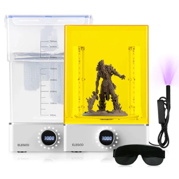 ELEGOO MERCURY XS BUNDLE LAVADORA Y CURADORA DE RESINA